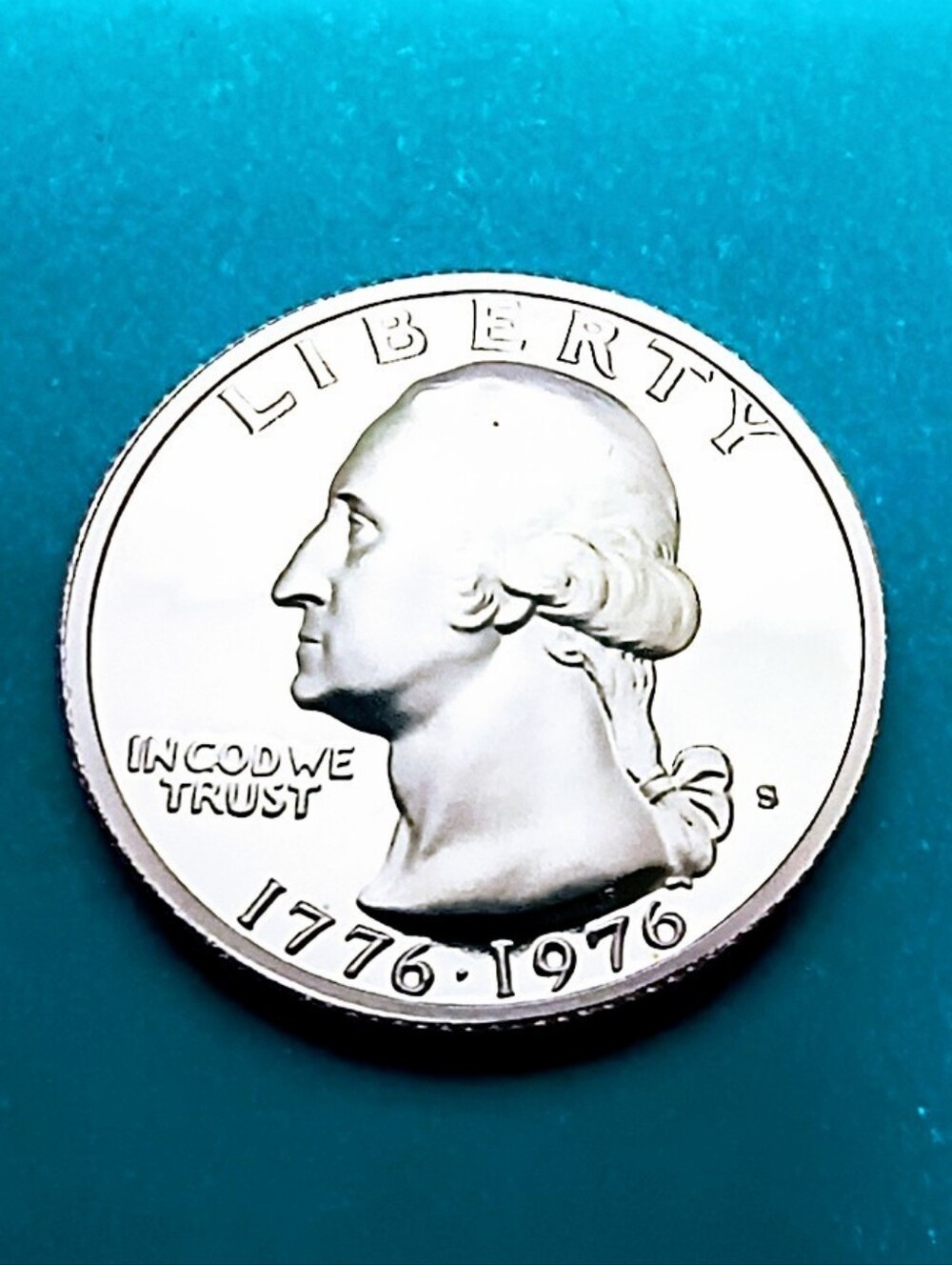 1976-S Gem Proof Bicentennial Washington Quarter From US Mint . #0655 MP